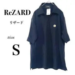 《 リザード 》《 新品 》ロゴ入りＴシャツ　黒 ポロシャツ　ヒカルブランド S