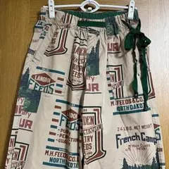 202 LIME.INC ライムインク フィードサック柄パンツ