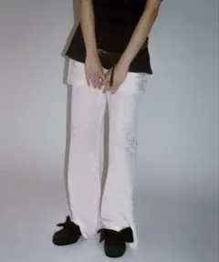 igi スパンコールスカートレイヤードパンツ