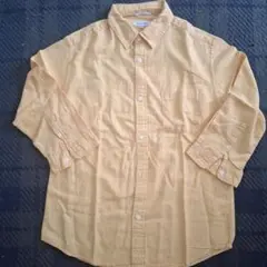 GLOBAL WORK M イエロー 七分丈シャツ