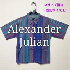 【超目玉】Alexander Julian ストライプシャツ