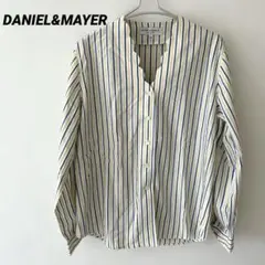 DANIEL&MAYER ストライプ 長袖　シャツ　レディース　L XL