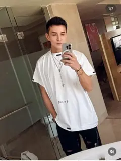 MARQLEEN マークリーン ビッグシルエットTシャツ ユニセックス M