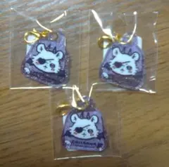 ちいかわくじ　 てんし♡あくま　ミニラメアクリルチャーム モモンガ　3点セット