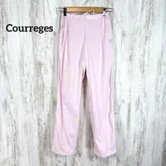 新品未使用 90s ヴィンテージ クレージュ ワンポイントロゴ ナイロンパンツ