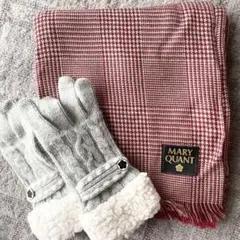 MARY QUANT ストール・手袋セット