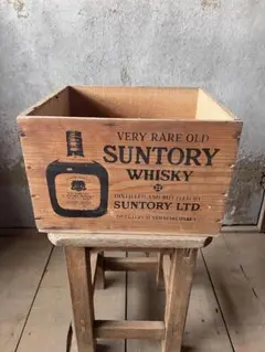SUNTORY OLD WHISKY木製収納ボックス SUNTORY OLD WHISKY木製収納ボックス SUNTORY OLD WHISKY木製