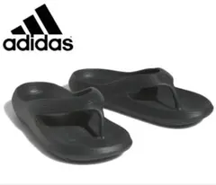 adidas ブラック トングサンダル　HQ9921【a20Qpd】
