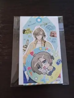 七次元生徒会！　まねきねこコラボ　トラベルステッカーセット　叶