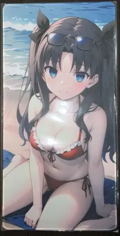 C105 TYPE-MOON　タオル　アクスタII　セイバー　水着　遠坂凛　桜 セイバー、遠坂凛、間桐桜のドレス姿が美麗！「TYPE-MOON展