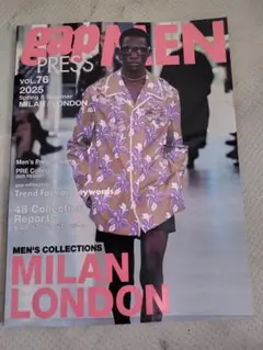 2025 S/S gap PRESS MEN vol.76 MILAN