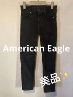 アメリカンイーグル　黒スキニーボトム