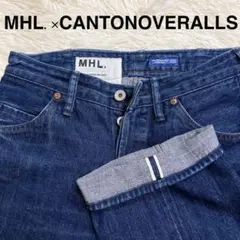 MHL. CANTONOVERALLS デニムパンツ　ストレート　日本製　27