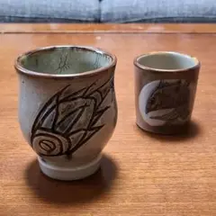 Lion様❢　沖縄やちむん　壺屋焼　片口　宮城須美子　レア　花　魚紋　ヒマワリ Amazon.co.jp: 沖縄 やちむん 魚紋 宮城須美子作 お皿 : ホーム