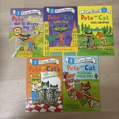 英語絵本「I Can Read!」の Pete the Cat 5冊