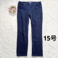 大きいサイズ★ 【eur3】 ベロアパンツ カジュアルパンツ （15号）