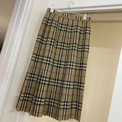 美品!正規Burberryバーバリー★オールドノバチェック★ロングスカート★S
