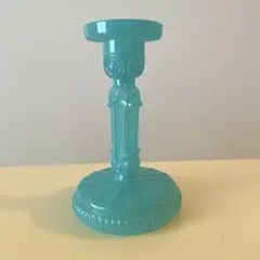 デンマーク製キャンドルホルダー（スタンド）水色