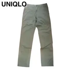 UNIQLO カーキ チノパン 綿100% ウエスト76cm