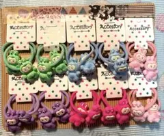 【新品・未使用】らぶぶ ラブブ ヘアゴム 5種×10組セット