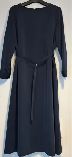 長袖ワンピース　ネイビー　ロペピクニック