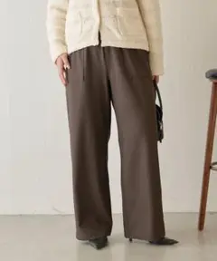 Jena　espace merveilleux ウエストドロストトロミパンツ