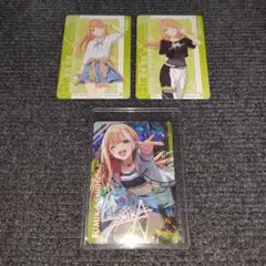 学園アイドルマスター　カードダス　紫雲清夏　3点セット