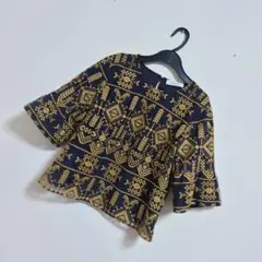 NEMIKA*ネミカ*刺繍*ブラウス*トップス*Mサイズ*キレイめ*美品
