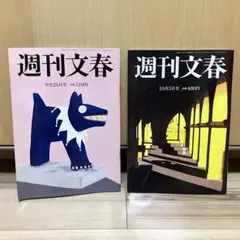 週刊文春 2024年9月10月号 2冊セット