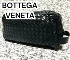 【訳アリ良品】BOTTEGA VENETA イントレチャート セカンドバッグ