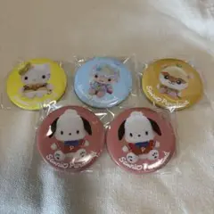 サンリオ　ピューロランド　オリジナル　にぬいぐるみ缶バッジ　5個セット