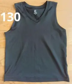 GIRAUDM ブラック タンクトップ 130