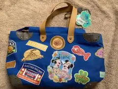 ダッフィー　スプリングヴォヤッジ　バッグ 青