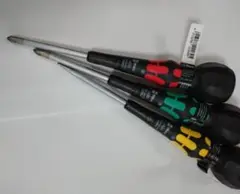 WERA レーザーチップ ボールグリッププラス/マイナスドライバー 3本組