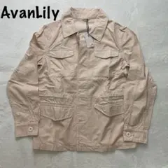 新品　AvanLily アヴァンリリィ ミリタリージャケット 比翼ボタン