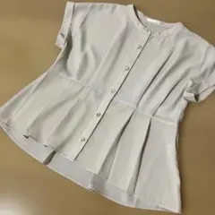ベージュ 半袖シャツ Sサイズ