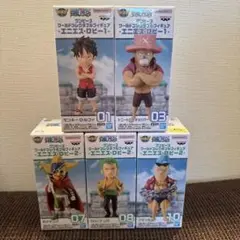 ワンピース ワールドコレクタブルフィギュア 5体セット