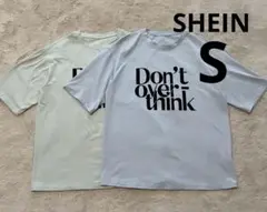 DAZY スローガングラフィック　ドロップショルダーT 2点セット　S