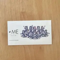 ノイミー ノットイコールミー イラストステッカー 約束の歌 入場者特典