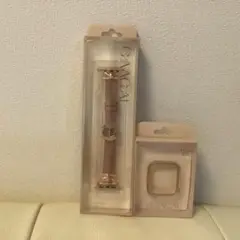 ピンク　レザー Apple Watch バンド ベルト　41mm 新品　セット