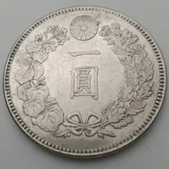 一円銀貨 明治19年 2.4mm 一圓銀貨 1円銀貨 古銭