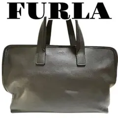 FURLAフルラ トートバッグ ブラック ビジネスバッグ　レザー　大容量