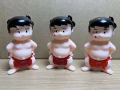 いなかっぺ大将　ミニ　ソフビ　昭和レトロ　３体セット