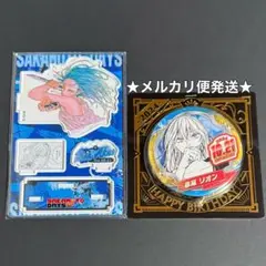 サカモトデイズ　バースデイ　缶バッジ　名場面ジオラマフィギュア　赤尾リオン