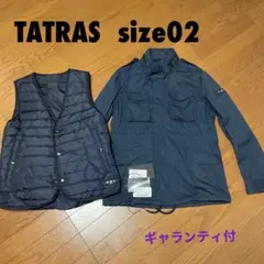 美品【TATRAS】タトラス ダウンライナー付ジャケット size02