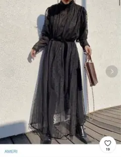 MANY WAY MIX DOT DRESS アメリ ameri