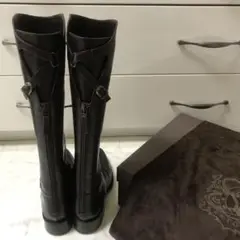 サルトル ロングブーツ ダークブラウン
