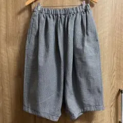 千鳥格子カボチャパンツ ブラックコムデギャルソン