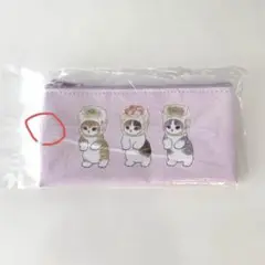 モフサンド　ガチャガチャ　シュウマイ柄ポーチ　傷あり