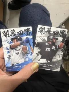 プロ野球チップス2025第2段開幕四番2枚セット